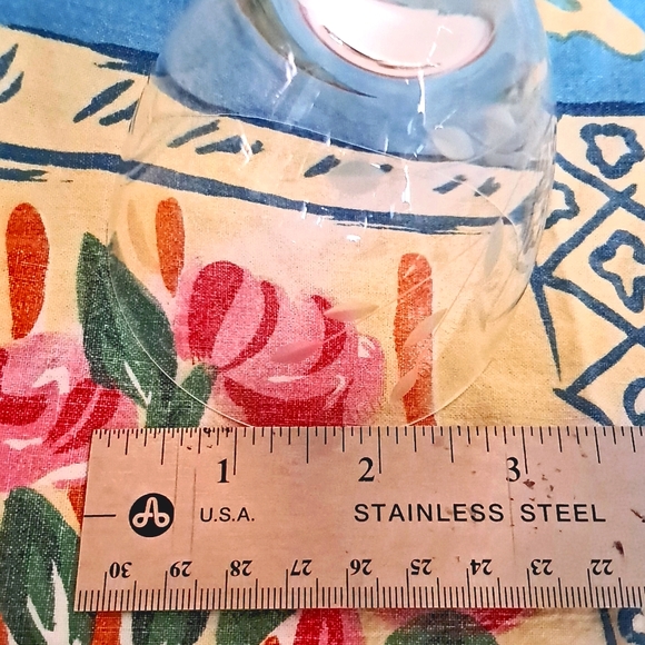 Vintage Crystal 3 Wine Martini Stem Glasses Flower Branch Leaf Etched Romantic - Picture 8 of 10